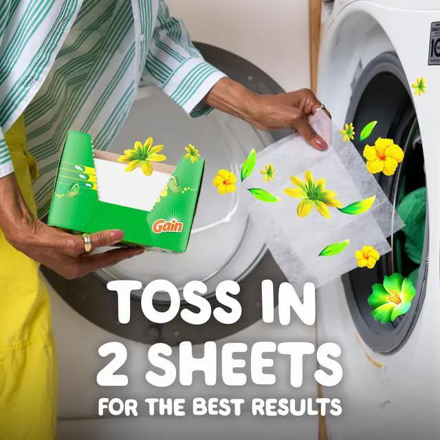 Alt view image 6 of 6 - Gain Dryer Sheets, Original Scent, 120 Count