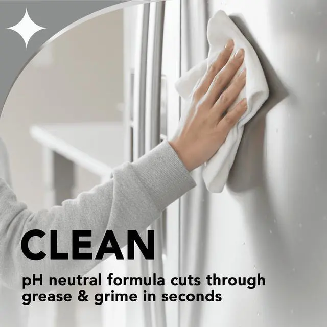 Alt view image 6 of 6 - Weiman Stainless Steel Cleaner & Polish Spray for Kitchen and Home Appliances, 12 oz, Floral Scent
