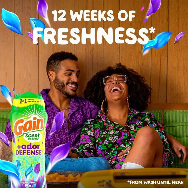 Alt view image 3 of 7 - Gain Laundry Scent Beads, Odor Defense 2-in-1 In-Wash Scent Booster, Super Fresh Blast Scent, 4.8 oz