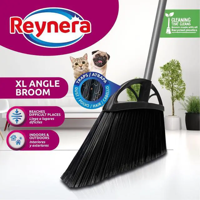 Alt view image 7 of 7 - Reynera XL Angle Broom, 13 in, Black, 1 Count