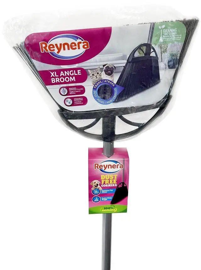 Main image of Reynera XL Angle Broom, 13 in, Black, 1 Count
