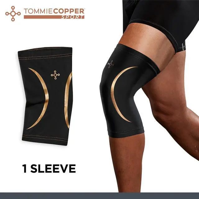 Main image of Tommie Copper Sport Knee Compression Sleeve, Black, s/m