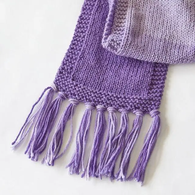 Alt view image 7 of 7 - Red Heart Super Saver Ombre Yarn, Violet, 10oz(283g), Medium, Acrylic