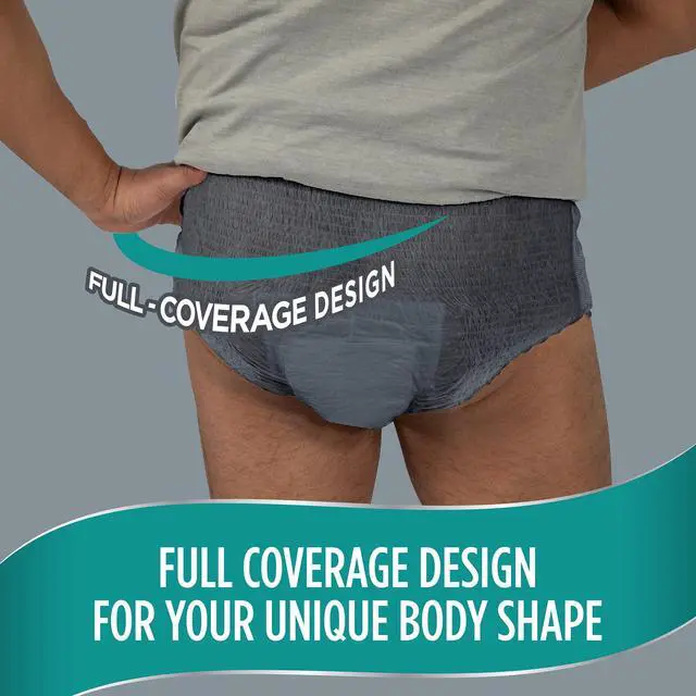 Alt view image 4 of 7 - Assurance Men's Incontinence Underwear, S/M, Maximum Absorbency, 19 Count