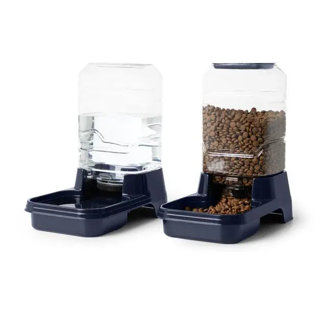 Alt view image 5 of 7 - Vibrant Life 0.4 gal Gravity Waterer for Extra Small Pets, Navy