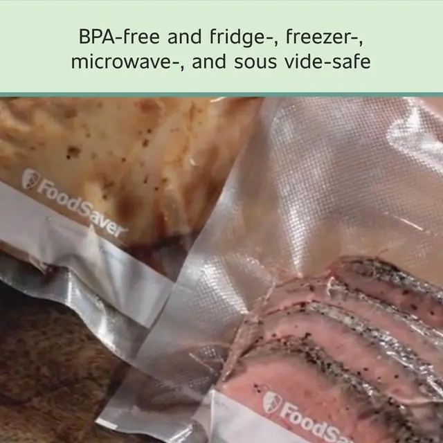 Alt view image 5 of 6 - FoodSaver Liquid Block Vacuum Seal Bags, 1 Quart, 8" x 11", 12 Count