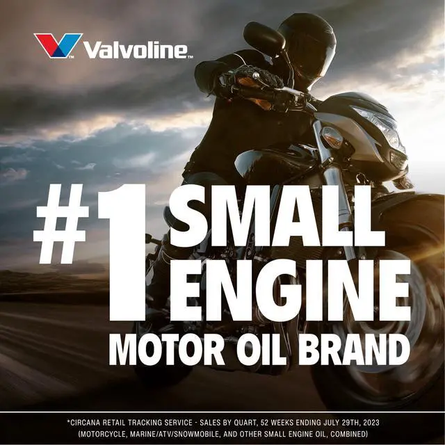 Alt view image 3 of 6 - Valvoline 4-Stroke Motorcycle Conventional 10W-40 Motor Oil 1 Quart