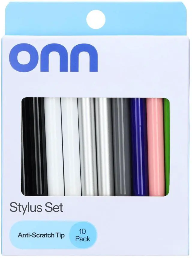 Alt view image 3 of 6 - onn Stylus Pens Set, Multicolor, 10 Count