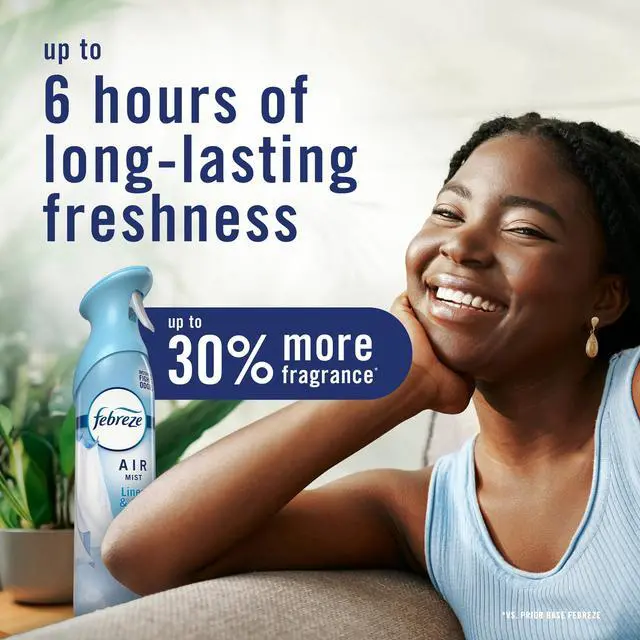 Alt view image 3 of 7 - Febreze Odor-Fighting Air Freshener Spray, Room Spray, Pumpkin Roll Air Mist, 8.1 oz, 2ct