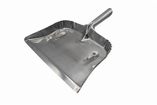 Alt view image 5 of 5 - Fulton Heavy Duty Galvanized Steel Dustpan - Silver
