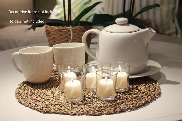 Alt view image 3 of 7 - Mainstays Unscented Votive Candles, Ivory, 16-Pack