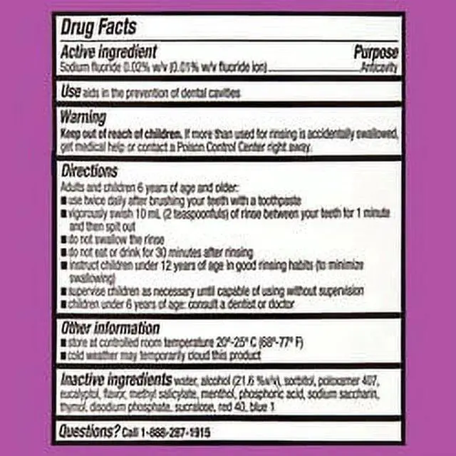 Alt view image 4 of 6 - Equate Anticavity Mouthwash, Fresh Mint, 1 L