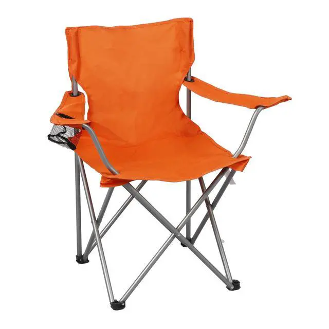 Alt view image 5 of 7 - Ozark Trail Quad Folding Camp Chair with Cup Holder, Bright Orange
