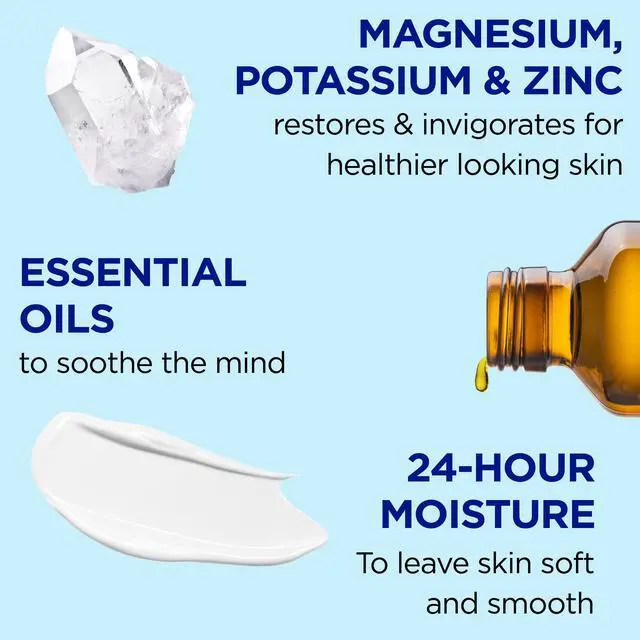 Alt view image 4 of 6 - Dr Teal's Body Lotion, Restorative Minerals with Magnesium, Potassium, Zinc & Essential Oils, 18 oz