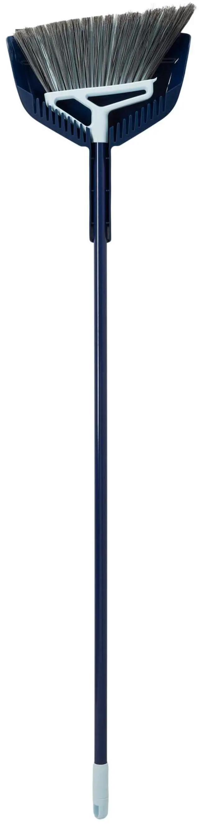 Main image of Casabella Power Core Broom 11" Brush Width & Dustpan w/ Integrated Scraper & Rubber Lip 53" Length