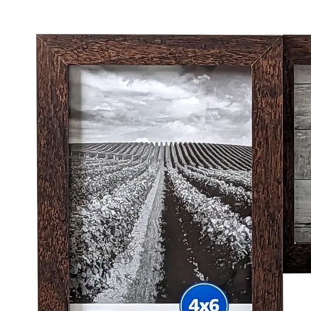 Alt view image 3 of 6 - Mainstays Brown Collage Picture Frame, 8 Openings for 4 x 6 Photos
