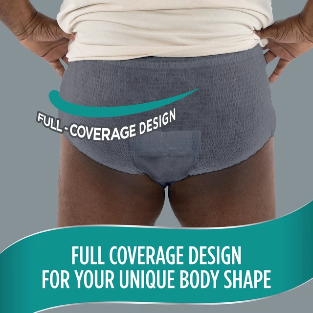 Alt view image 3 of 7 - Assurance Men's Incontinence Underwear, XXL, Maximum Absorbency, 19 Count