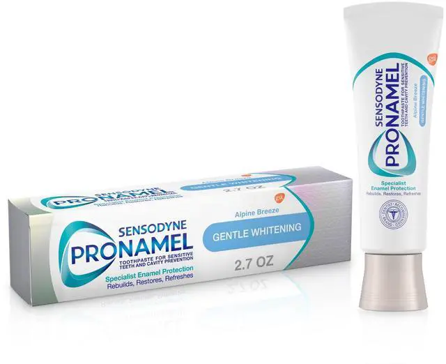 Main image of Sensodyne Pronamel Gentle Whitening Enamel Toothpaste for Sensitive Teeth, Alpine Breeze - 2.7 Oz