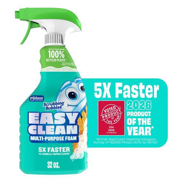 Alt view image 7 of 7 - (2 pack) Scrubbing Bubbles Easy Clean Multi-Purpose Bathroom Shower & Tub and All Purpose Cleaner Spray, 32 oz