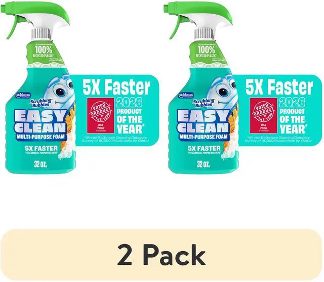 Main image of (2 pack) Scrubbing Bubbles Easy Clean Multi-Purpose Bathroom Shower & Tub and All Purpose Cleaner Spray, 32 oz