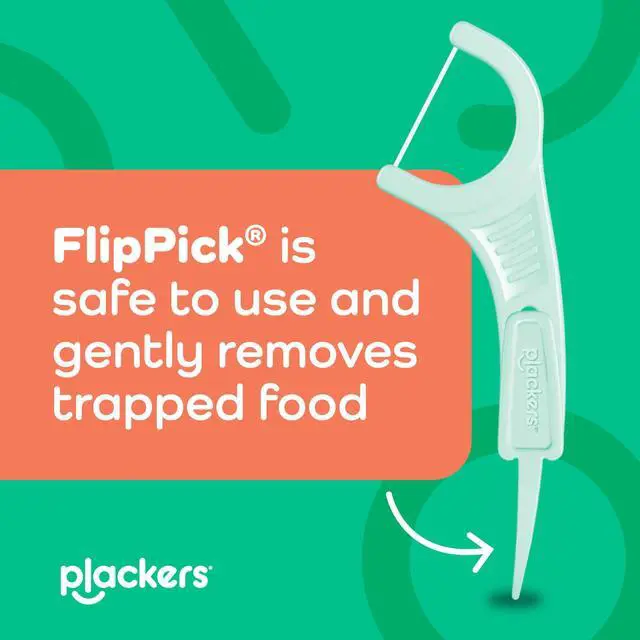 Alt view image 5 of 5 - Plackers Micro Line Dental Tuffloss Fold-Out FlipPicks, Fresh Mint, 150 Count