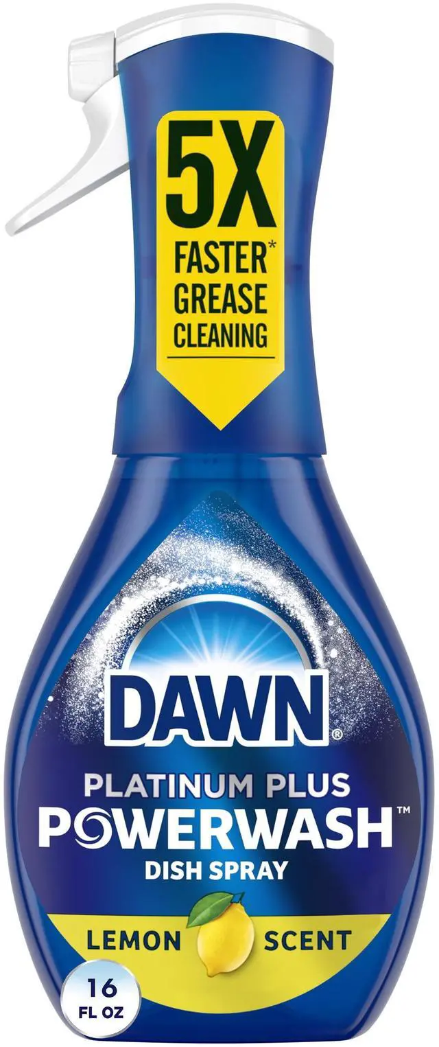 Main image of Dawn Platinum Powerwash Dish Spray, Dish Soap, Lemon Starter Kit, 16 fl oz