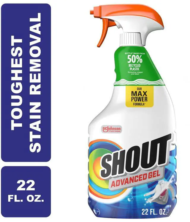 Main image of Shout Advanced Acting Gel, Laundry Stain Remover, 22 FL. OZ.