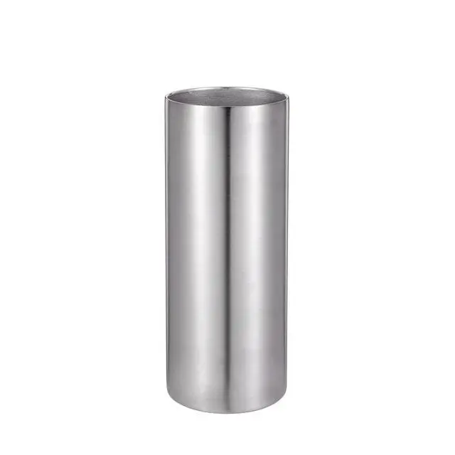 Alt view image 5 of 5 - 25 fl oz Double Wall Stainless Steel Slim Tumbler, Slider lid