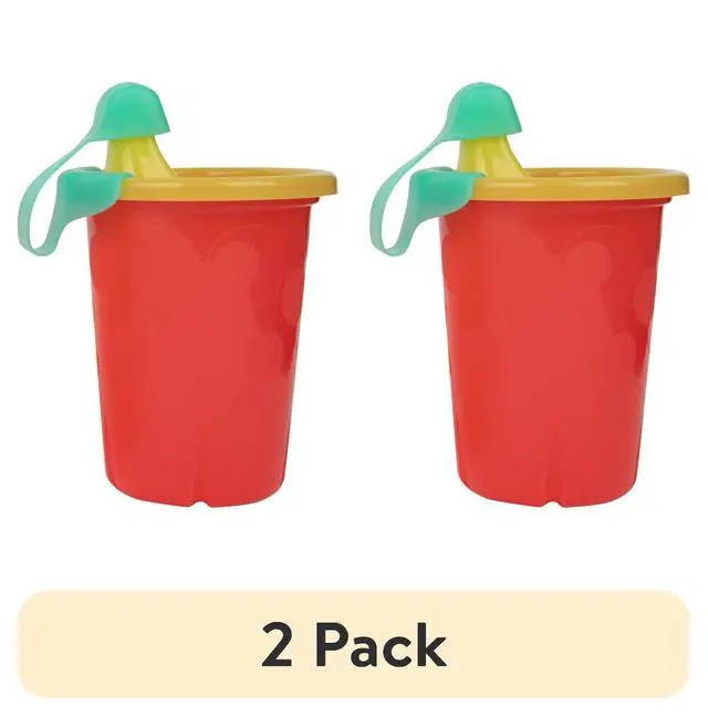 Alt view image 6 of 6 - (2 pack) Take & Toss Sippy Cups, 10 oz Toddler Cups 4 Pack
