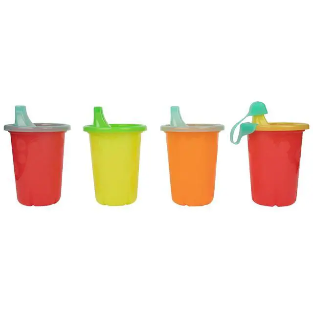 Alt view image 2 of 6 - (2 pack) Take & Toss Sippy Cups, 10 oz Toddler Cups 4 Pack