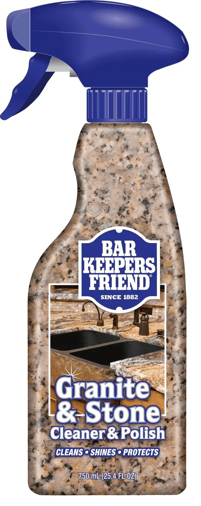Alt view image 6 of 7 - Bar Keepers Friend Granite & Stone Cleaner and Polish 25.4 fl oz