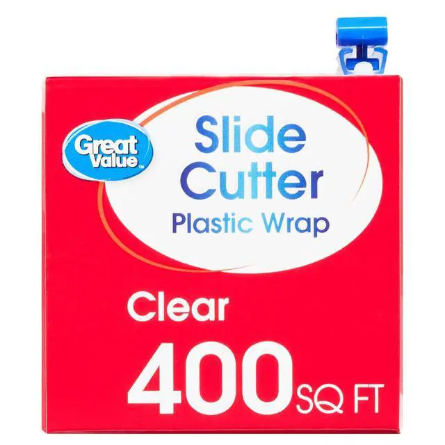Alt view image 3 of 7 - Great Value Slide Cutter Plastic Wrap, 400 sq ft