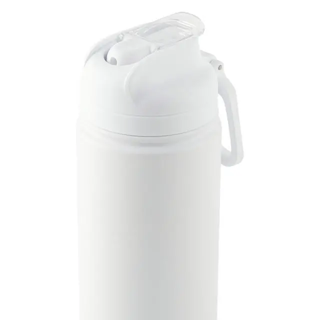 Alt view image 3 of 7 - Mainstays 24 oz Stainless Steel Sip Water Bottle, White