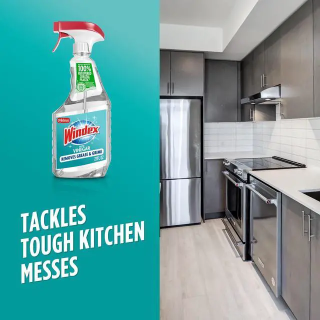 Alt view image 2 of 6 - Windex® with Vinegar Glass Cleaner, Spray Bottle, 23 fl oz