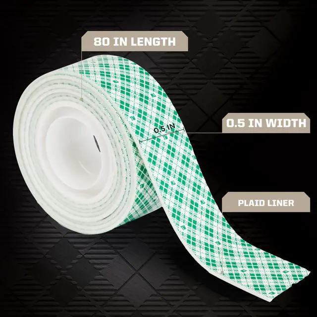 Alt view image 6 of 7 - 3M Scotch Indoor Double-Sided Mounting Tape, 1/2" x 80" Roll