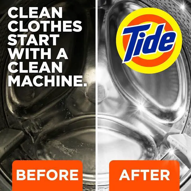Alt view image 4 of 7 - Tide Washing Machine Cleaner with Oxi Powder, Odor Eliminator and Washer Residue Remover, 4 Count