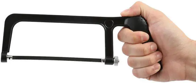 Alt view image 5 of 6 - Hyper Tough 6-inch Mini Hacksaw, Handsaw with Adjustable 24 Tooth per-inch Blade, 1291V