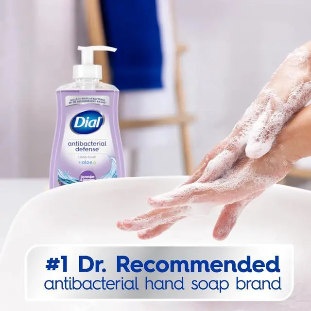 Alt view image 6 of 6 - (2 pack) Dial Antibacterial Defense Lavender & Jasmine Liquid Hand Soap, 11 fl oz