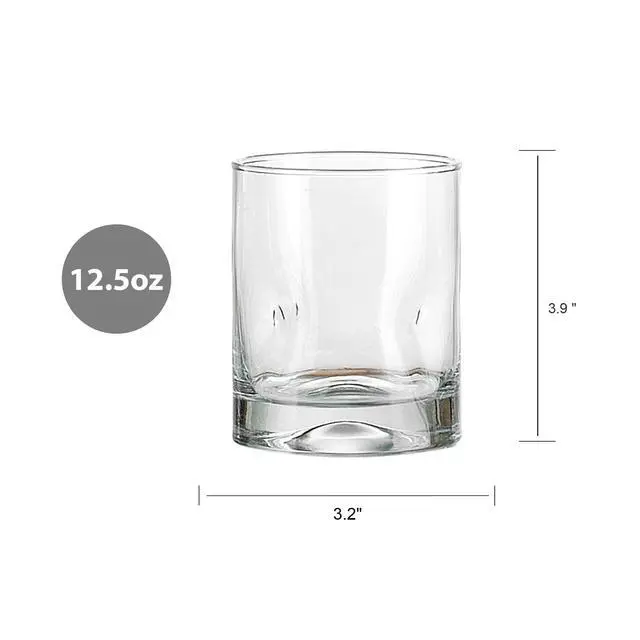 Alt view image 2 of 4 - Better Homes & Gardens Lyra Glass Drinkware Set, 12.5 oz, 4-Piece
