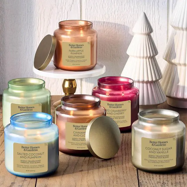 Alt view image 4 of 7 - Better Homes & Gardens 2-Wick Jar Candle, Coconut Sugar & Vanilla, 14 oz
