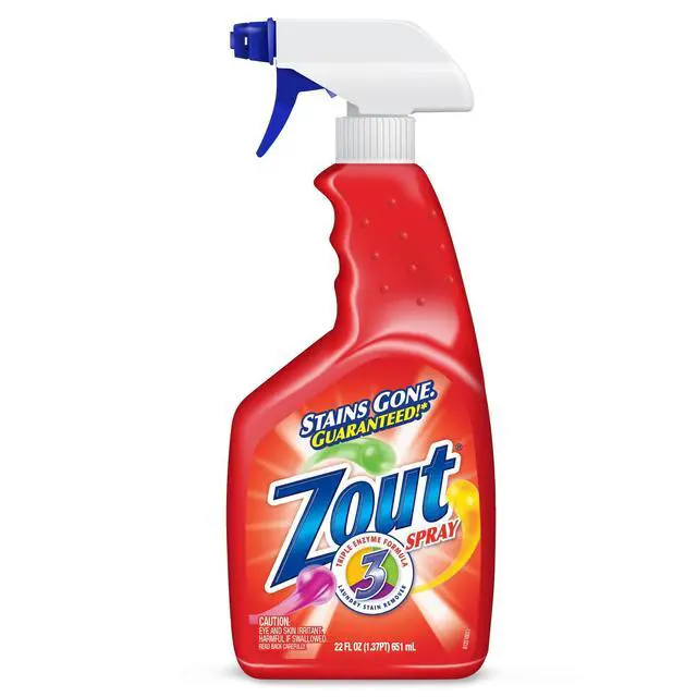 Main image of Zout Laundry Stain Remover Spray, Triple Enzyme Formula, 22 oz, 1 Pack