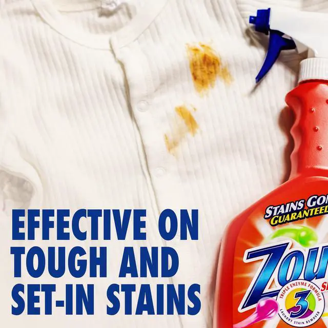 Alt view image 2 of 7 - Zout Laundry Stain Remover Spray, Triple Enzyme Formula, 22 oz, 1 Pack