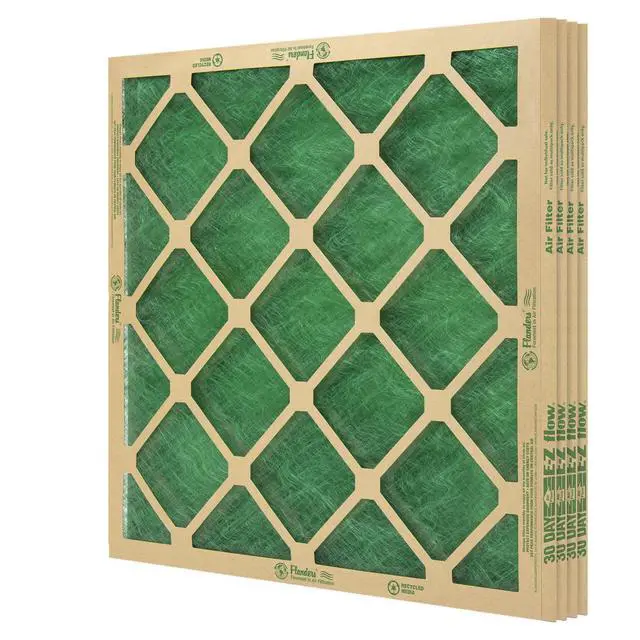 Alt view image 4 of 7 - AAF Flanders 4-Pack 16" x 20" x 1" Nested Fiberglass MERV 1 Air Filter