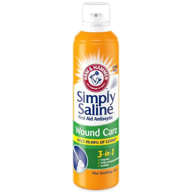 Main image of ARM & HAMMER Simply Saline Wound Care 3-in-1 Antiseptic First Aid Spray, 7.4 oz