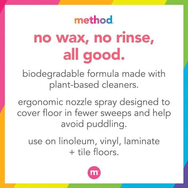 Alt view image 2 of 6 - Method Squirt + Mop Hard Floor Cleaner, Spearmint Sage, 25 fl oz