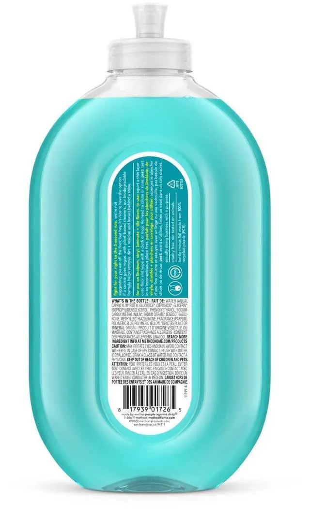 Alt view image 5 of 6 - Method Squirt + Mop Hard Floor Cleaner, Spearmint Sage, 25 fl oz