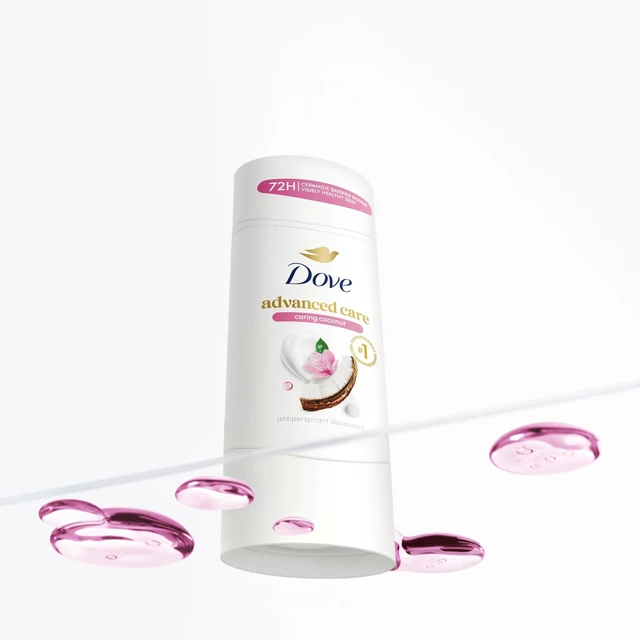Alt view image 3 of 5 - Dove Advanced Care Antiperspirant Deodorant Stick for Helping Repair Skin Barrier After Shaving, Caring Coconut with 72-Hour Sweat & Odor Protection, 2.6 oz