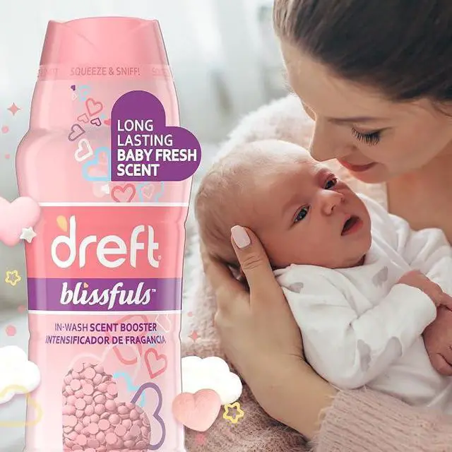 Alt view image 2 of 4 - Dreft Blissfuls In-Wash Laundry Scent Booster Beads, Baby Fresh Scent, 18.2 oz
