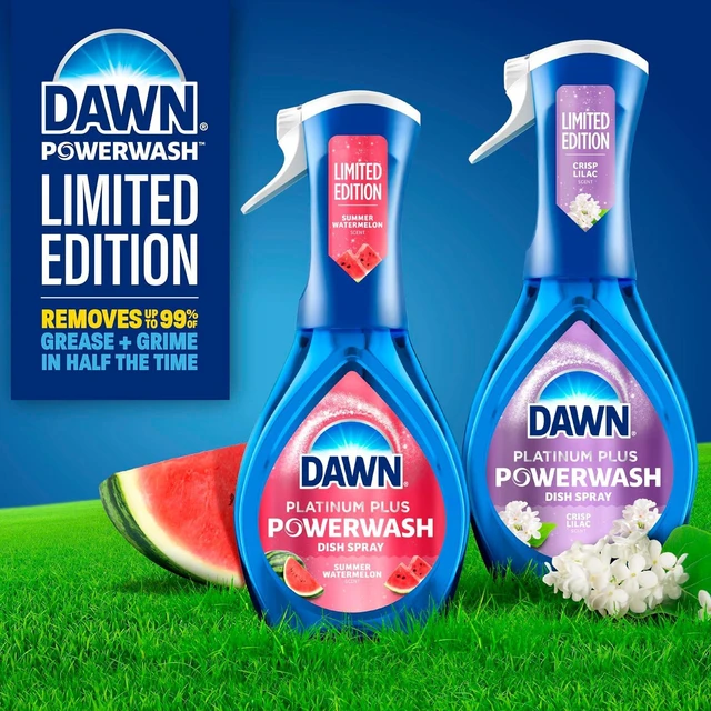 Alt view image 4 of 4 - Dawn Powerwash Spray, Dish Soap, Dishwashing Liquid, Crisp Lilac, 1 Starter Kit, 16 Fl Oz