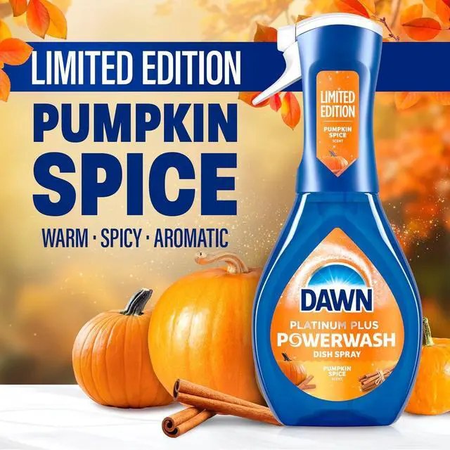 Alt view image 2 of 4 - Dawn Powerwash Spray, Dish Soap, Dishwashing Liquid, Pumpkin Spice + Frosted Cranberry, 1 Starter Kit + 1 Refill, 2x16 Fl Oz